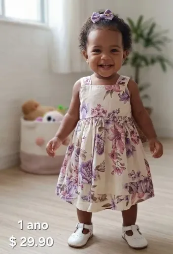 VESTIDO  TEMATICO  MENINA 