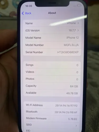 iPhone 12 - 64gb