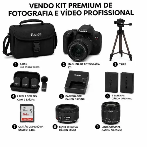 Kit Premium de áudio visual em promoção