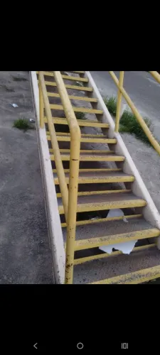 Escada de ferro!
