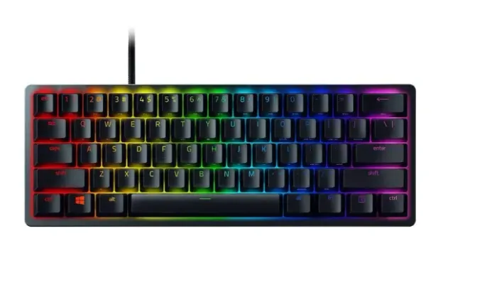 Teclado Óptico-Mecânico Gamer Razer Huntsman Mini, Chroma, Razer Switch Purple, US - RZ03-