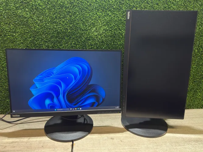 Monitor Lenovo ThinkVision 22? Full HD - Borda Infinita HDMI VGA