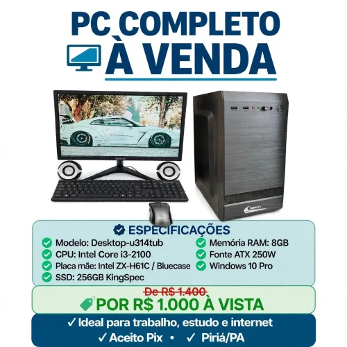 PC completo seminovo