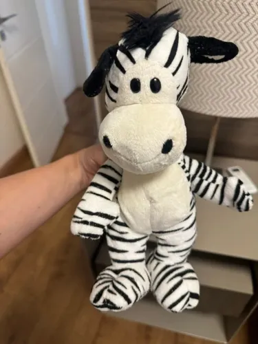 pelúcia zebra coleção filhotes nestlé (coleção antiguidade)
