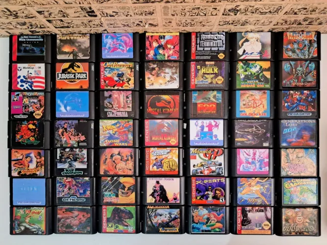 Fitas de Mega Drive