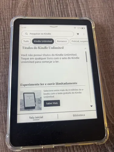 Kindle 11th Gen 2024 16gb Preto Com Tela De 6 Polegadas