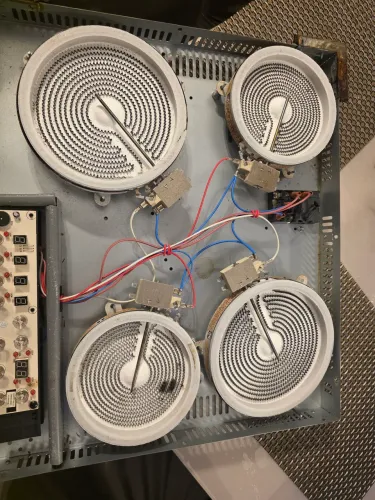 Bobinas e componentes para fogão de indução vitroceramico