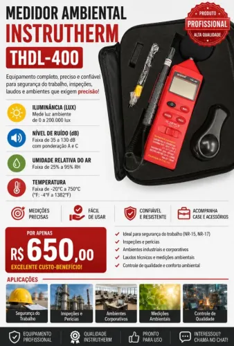 Medidor Ambiental Instrutherm