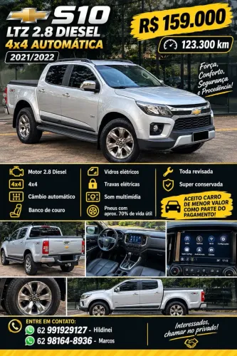 Chevrolet S10 Pick-up LTZ 2.8 TDI 4X4 CD Dies.aut 2022