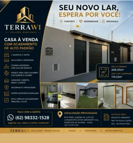 Casa setor aeroporto sul - Aparecida de Goiânia 