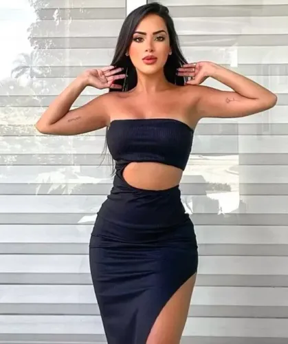 Vestido Mídi Preto - Elegante e Sensual 