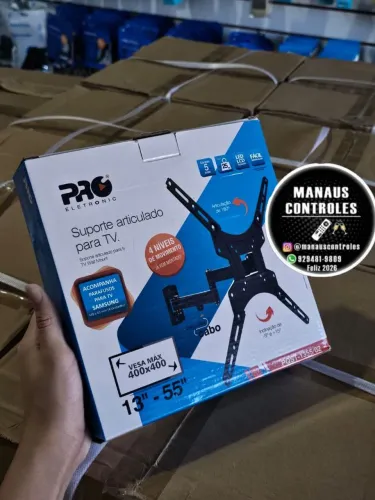 Suporte para tvs até 55 polegadas braço articulado