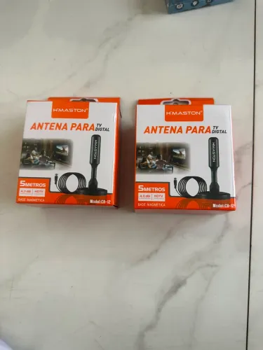 Antena para tv digital com ímã