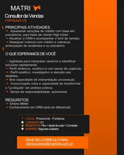 EXECUTIVO DE VENDAS