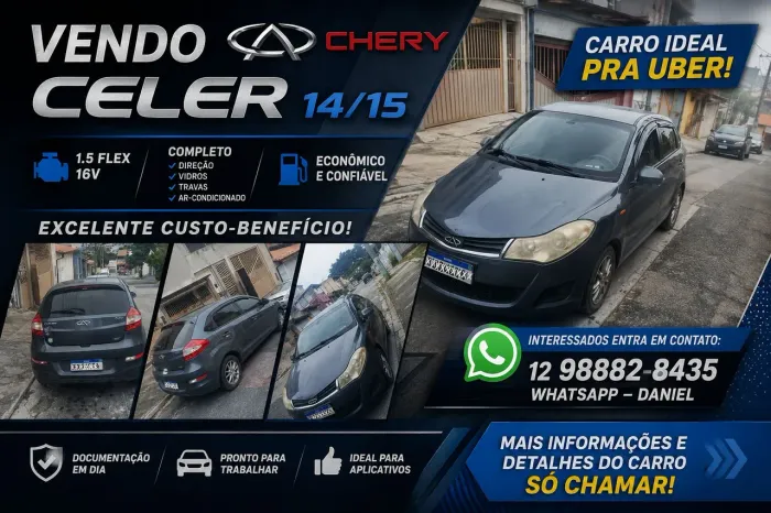 Chery Celer Hatch 1.5 16V Flex 5P 2015