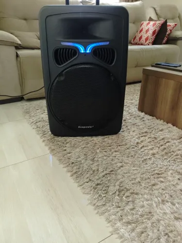 Caixa de som ecopower falante 15 polegadas
