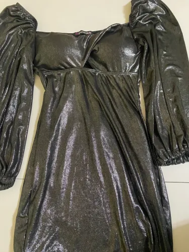 Planet Girls Vestido Metalizado