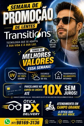 Promoção óculos