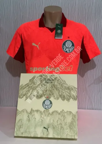 BOX CAMISA GOLEIRO PALMEIRAS X KIDSUPER PUMA JOGADOR 25/26