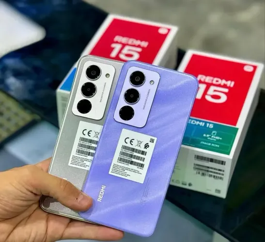 Xiaomi Redmi 15 256/08- Prata Roxo Lacrado Entregamos