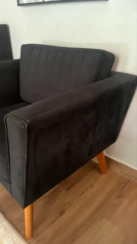 Poltrona fixa preta