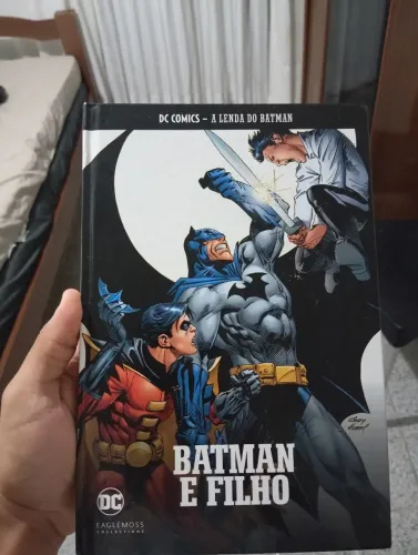 Quadrinho capa dura Bataman e Filho