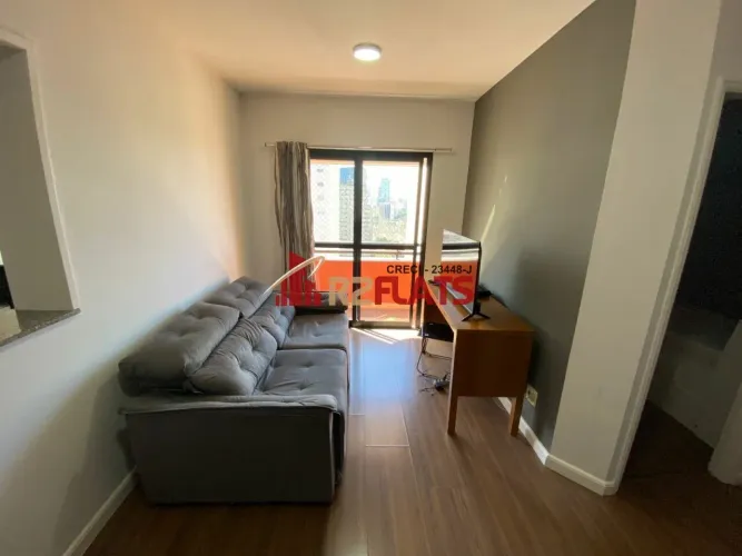 Flat para morar ou investir em Berrini, com tudo perto e fácil de alugar!