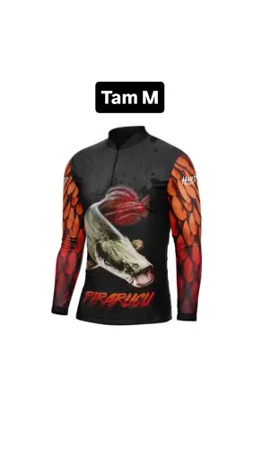 Camisa de pesca proteção UV