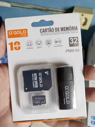 Cartão de Memória Micro Sd 32GB Original com Adaptador Sd para Celular Notebook Filmadora