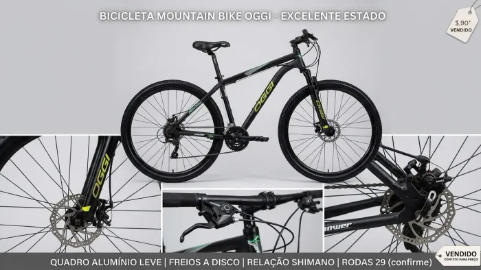 Bicicleta Mountain Bike Oggi - Excelente Estado / Pronta para Rodar