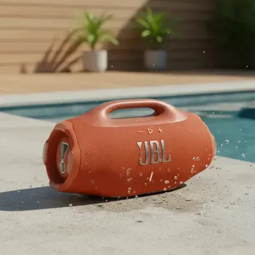 Caixa de Som Bluetooth JBL Boombox 4 210W RMS Laranja