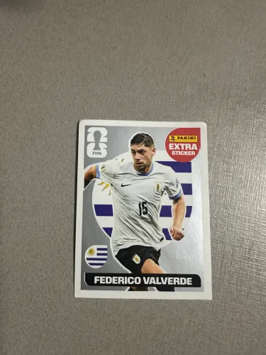 Figurinha da copa Frederico Valverde Prata