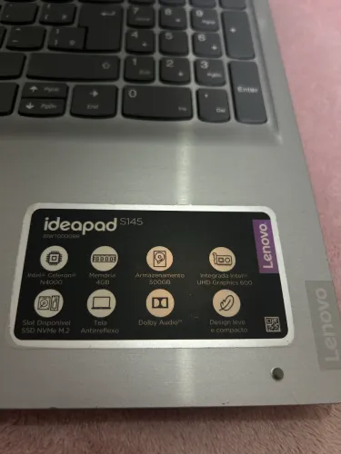 NOTEBOOK LENOVO IDEAPAD S145 - SSD 128GB