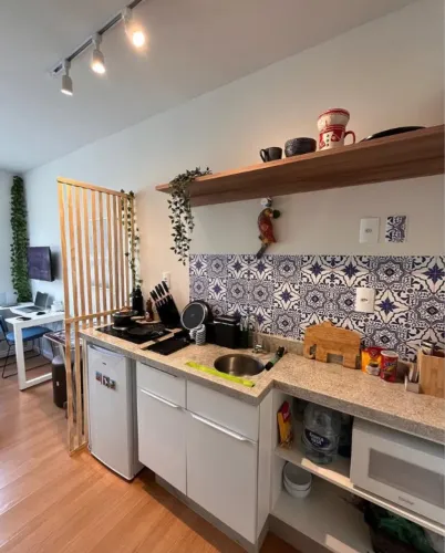 Apartamento kitnet 1 quarto com garagem