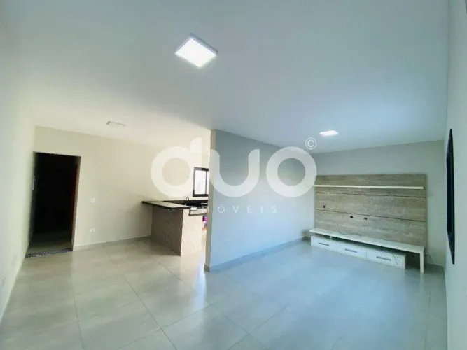Casa para alugar no Vale do Sol, Piracicaba, com 2 quartos, 1 suíte, churrasqueira, lavand