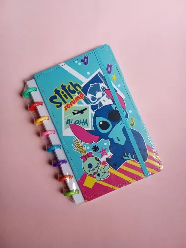 Caderno de discos inteligente Stitch A5