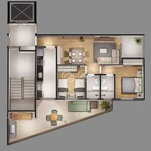 Cobertura com 2 quartos à venda - Nova Suíça - Belo Horizonte/MG