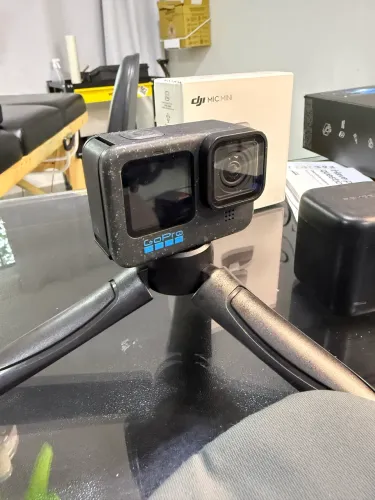 GoPro HERO 12 Black + 3 Baterias + Microfone DJI + 128GB