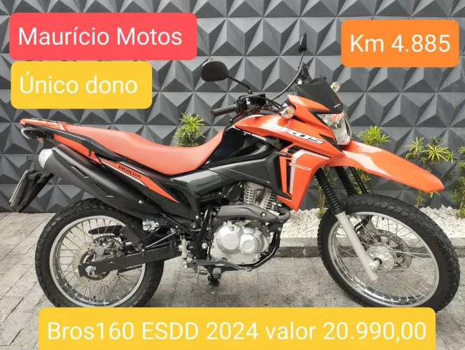 Honda nxr 160 Bros ESDD 2024 único dono km baixa