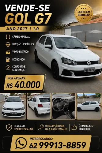 Volkswagen Gol Geração VII Trendline 1.0 12V Total Flex Mec. 4P 2017