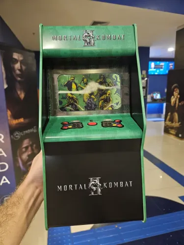 Balde de Pipoca Temático Mortal Kombat 2 - Edição Limitada Cinépolis
