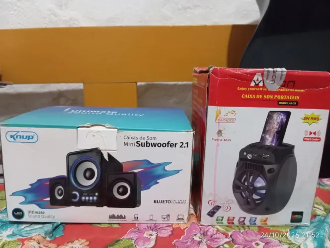 Kit caixas de som usb