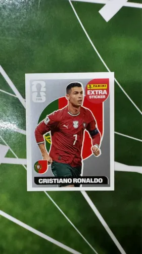 Figurinha Cristiano Ronaldo prata 2026