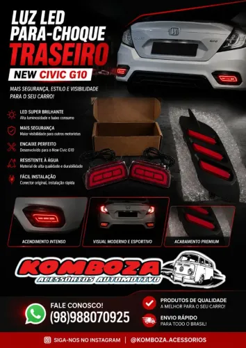 Acessórios para New Civic G10
