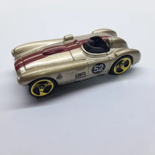 Miniatura Hot Wheels 2001 176 Pride Rides Cunningham C4r; Champagne