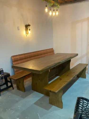 Mesa rústica 