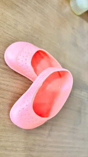 Sapatinhos de boneca antiga grande 