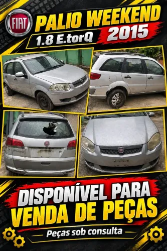 Peças da palio weekend 1.8 etorc 2015