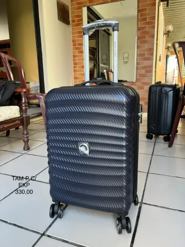 Mala bordo 10kgs com ziper expansor + 30% de capacidade / em PCA material que não querba