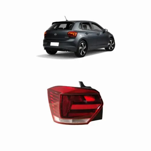 Lanterna Traseira LE Volkswagen Polo 2018/2022 Original